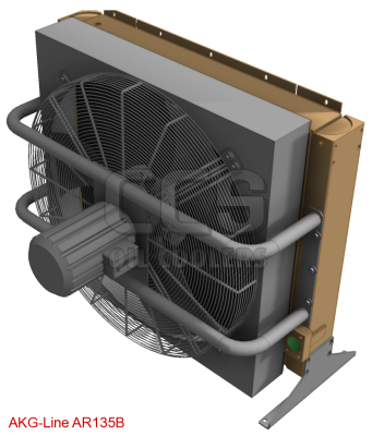 Refroidisseur d`huile (environnement poussiéreux) Ventilateur 400 Volts (soufflant) AR135B