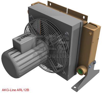 Oil cooler (dusty environment) 400 Volt low noise fan (blowing) ARL12B