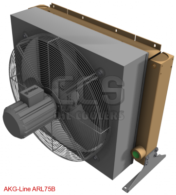 Refroidisseur d'huile (environnement poussiéreux) Ventilateur à faible bruit de 400 volts (soufflant) ARL75B