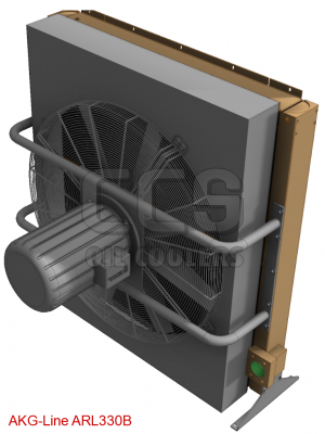 Refroidisseur d'huile (environnement poussiéreux) Ventilateur à faible bruit de 400 volts (soufflant) ARL330B