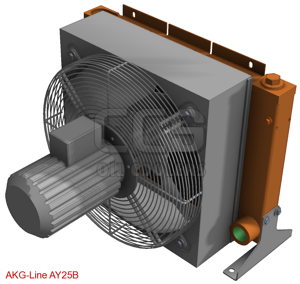 AY25B oil cooler with bypass (Oil Cooler with AC Motor (400V)) CCS