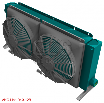 Ölkühler 12 Volt Lüfter (druckend) D40-12B