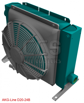 Ölkühler 24 Volt Lüfter (druckend) D20-24B