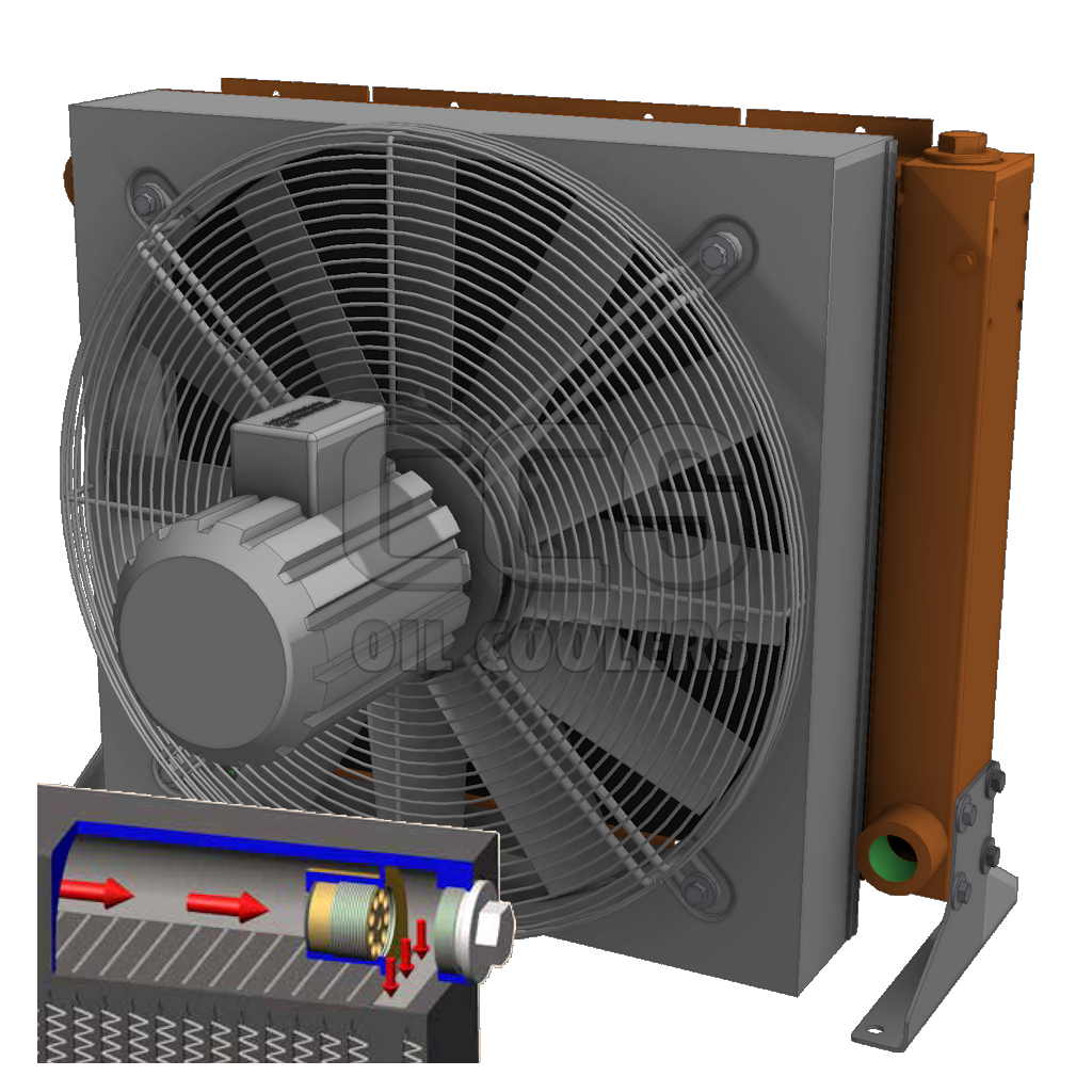 AKGLine T (standard) (Oil Cooler with AC Motor (400V)) CCS Oil Coolers