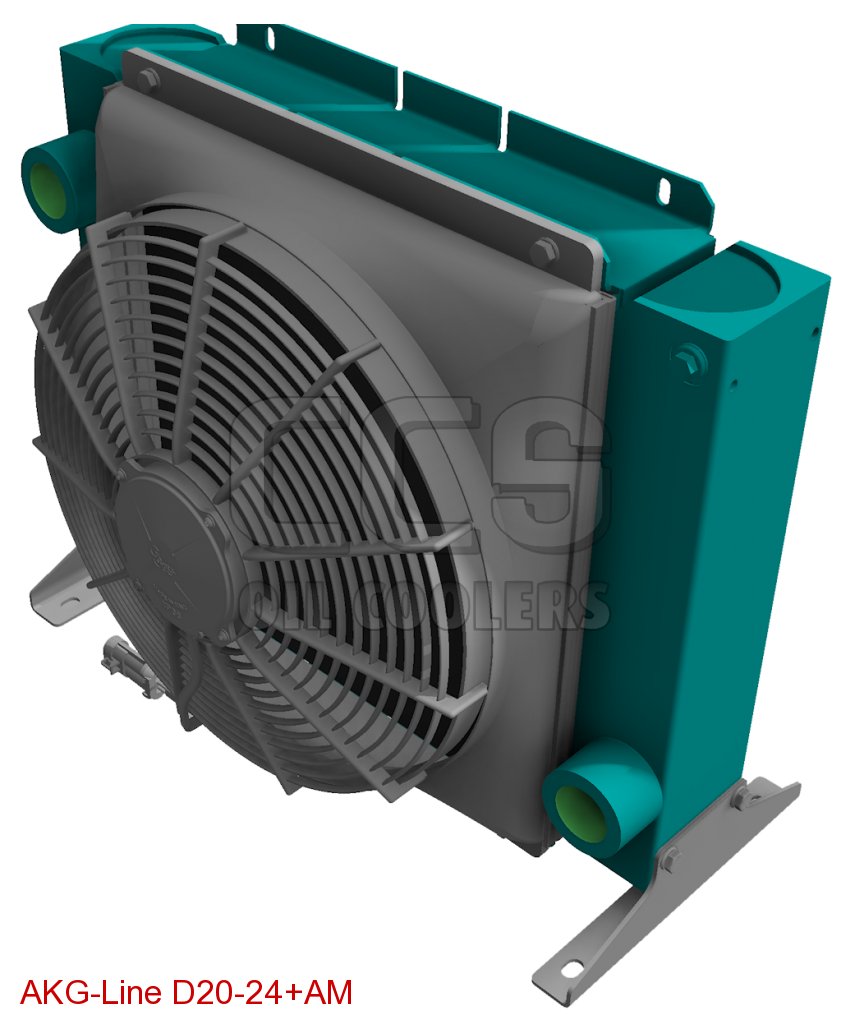 D20+AM oil cooler 24VDC (Oil Cooler with DC Motor (12V24V)) CCS Oil