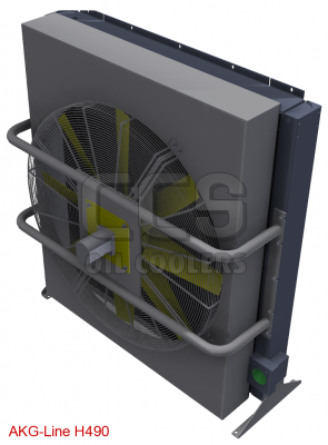 Oliekoeler hydraulische ventilator H490