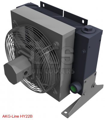 Oliekoeler met bypass  hydraulische ventilator (blazend) HY22B