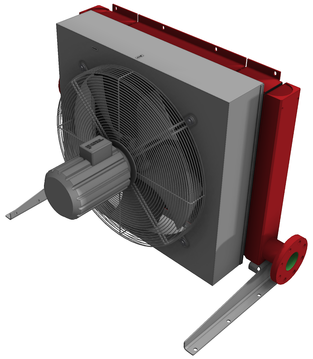 Compresseur après refroidisseur haute pression ventilateur de 400 volts CA475HP