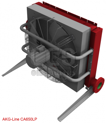 Compresseur après refroidisseur basse pression ventilateur de 400 volts CA650LP