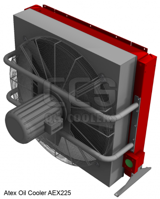 Oliekoeler ATEX certificaat explosie vrij AEX225