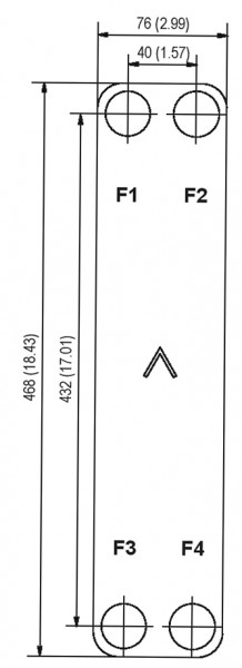 SWEP B15T plate cooler