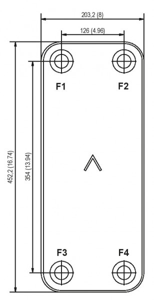 SWEP B185 plattenkühler