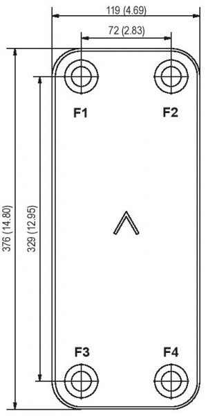 SWEP B26 plattenkühler