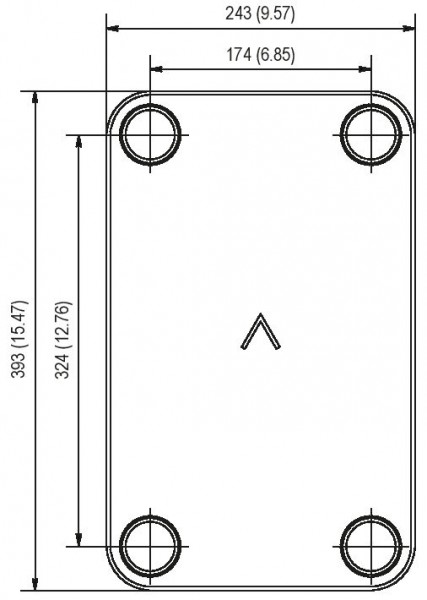 SWEP B35 plate cooler